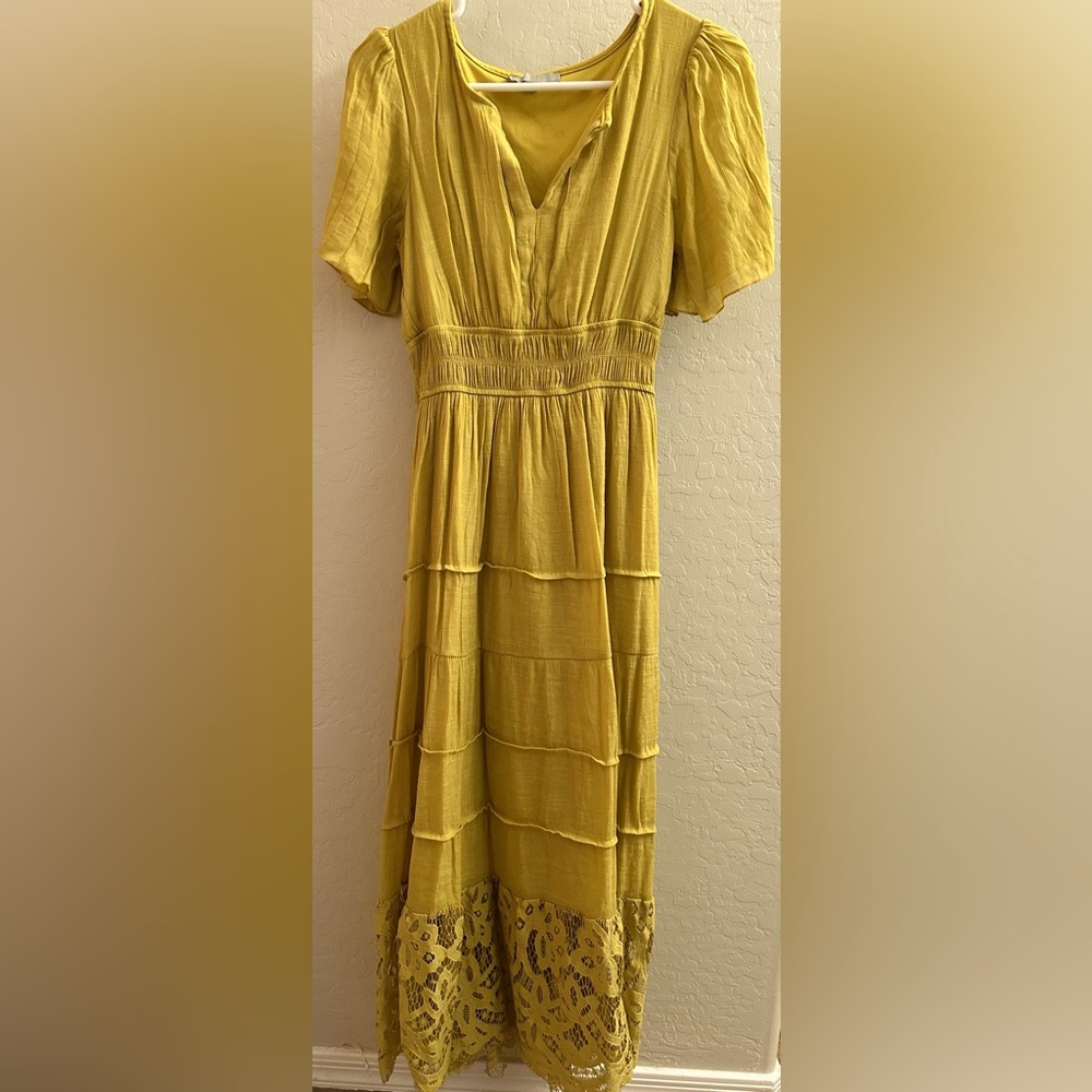 Green J. Gee Maxi Dress Floor Length